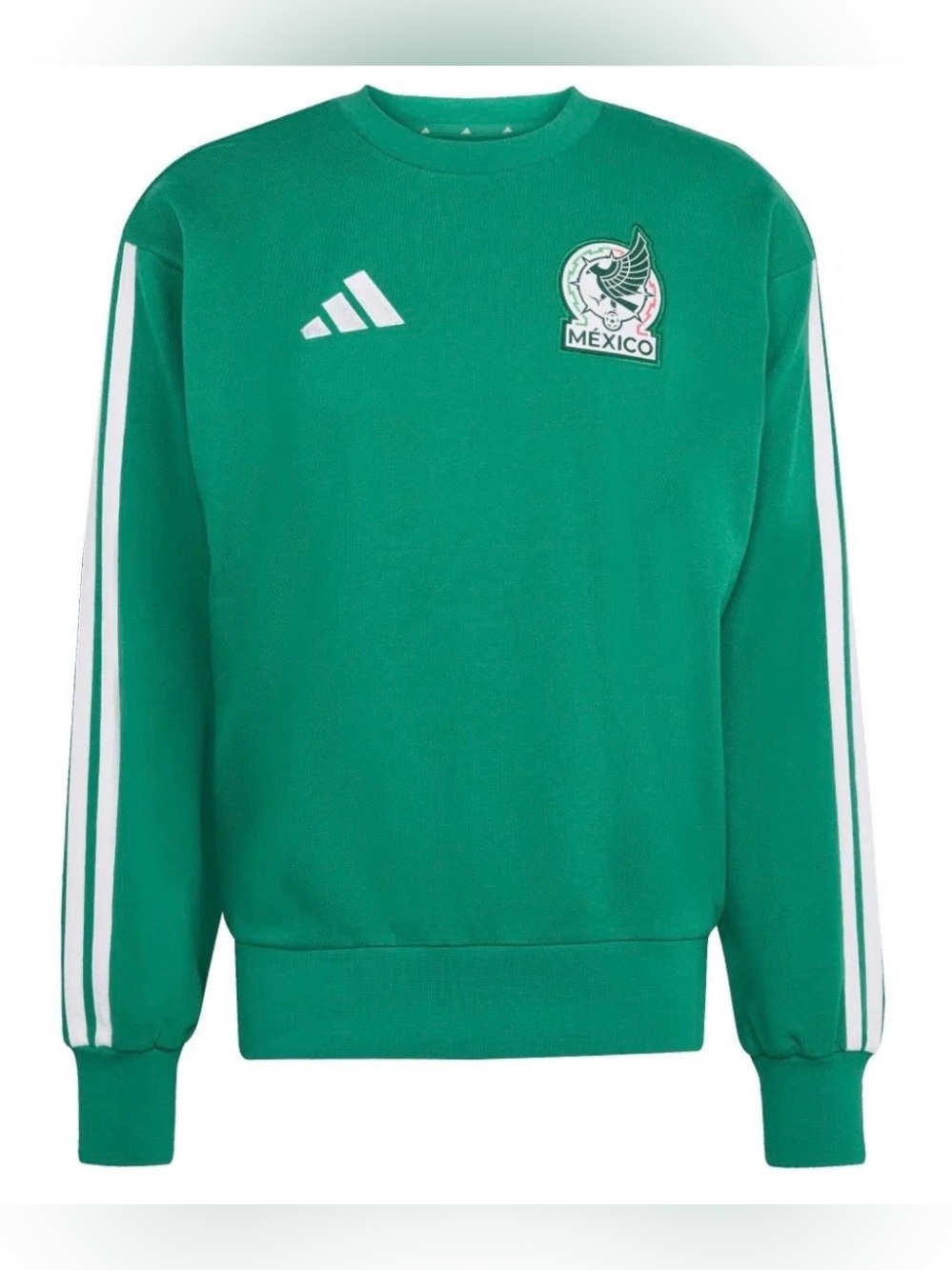 Adidas FMF MEXICO DNA CREWNECK SWEATSHIRT Sz M/L/XL Green Men’s Soccer JZ6467